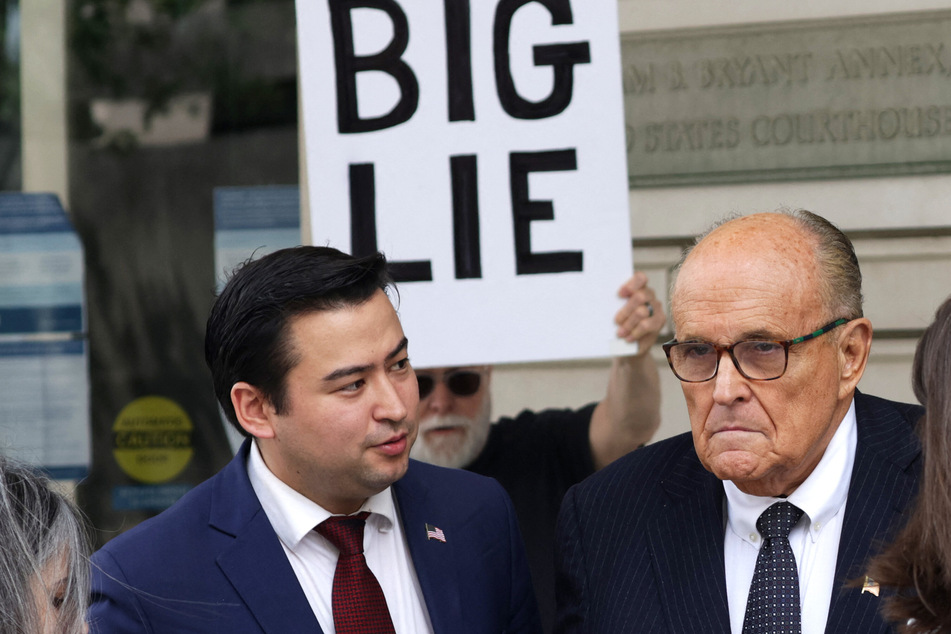 Rudy Giuliani admits lies about Georgia election workers as Donald Trump indictment looms