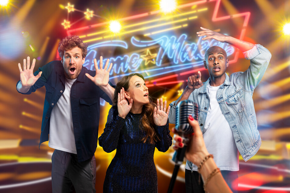 Luke Mockridge, Carolin Kebekus und Teddy Teclebrhan sind die "#FameMaker" in der neuen Musikshow "FameMaker".