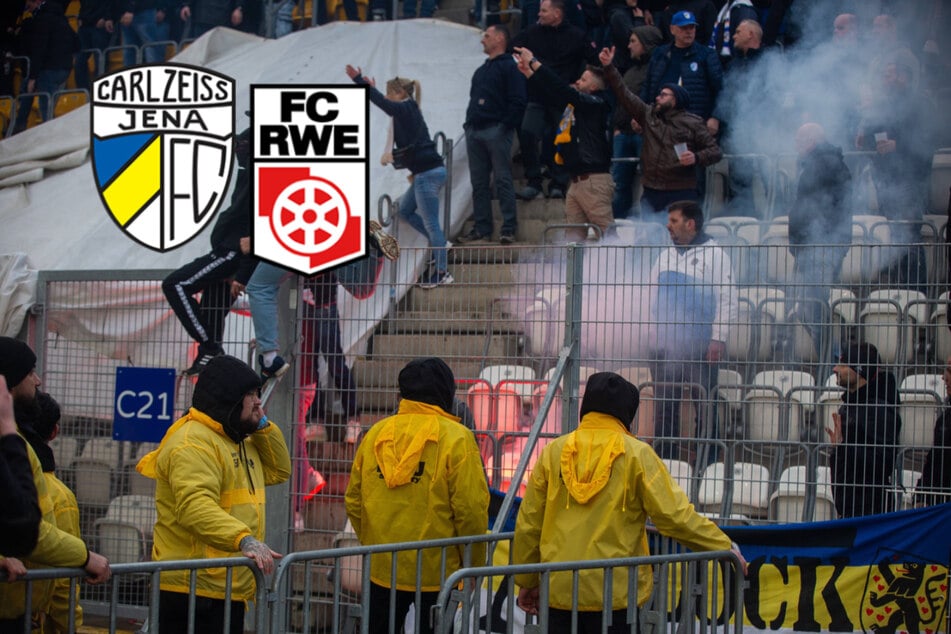Leuchtraketen in Familienblock gefeuert: Fette Strafen für Jena und Erfurt nach Skandal-Derby