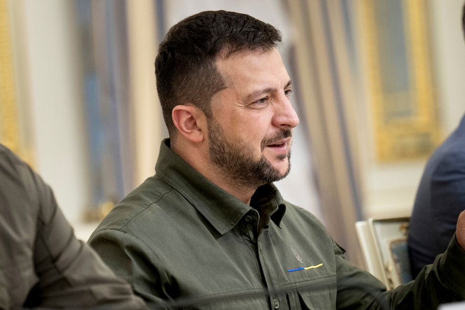 Der ukrainische Präsident Wolodymyr Selenskyj (45).