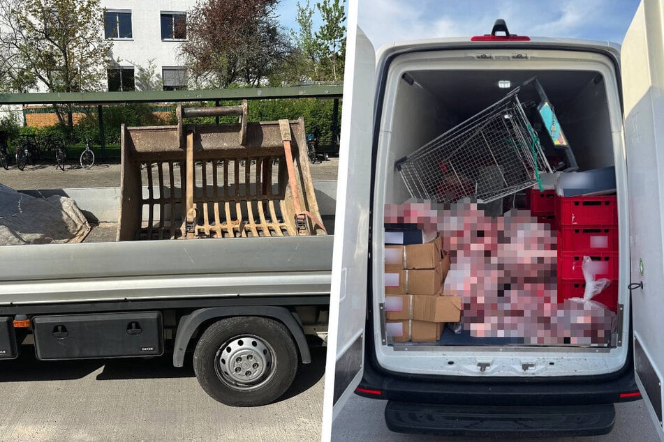 Berlin: Polizei zieht überladene Transporter aus Verkehr, doch Usern fällt etwas anderes auf
