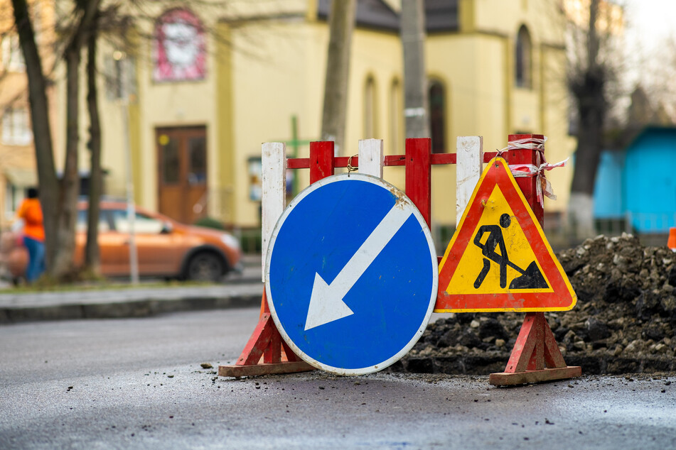 Sperrungen in Leipzig: Auch am Ende der Sommerferien stehen die Baugeräte nicht still