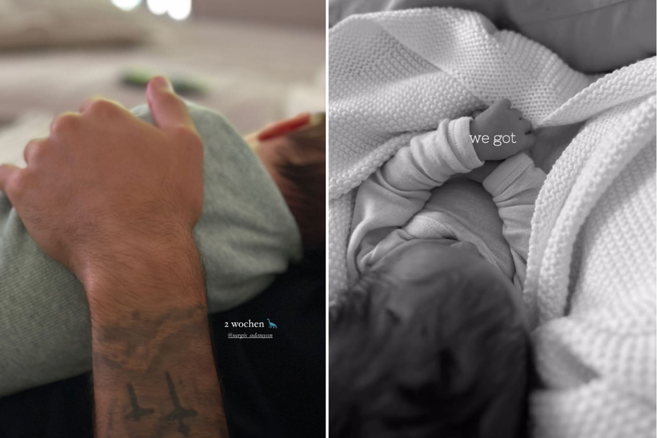 Anna teilt Fotos ihres kleinen Sohnes bei Instagram. Sei Gesicht will die frischgebackene Mama jedoch nicht zeigen.