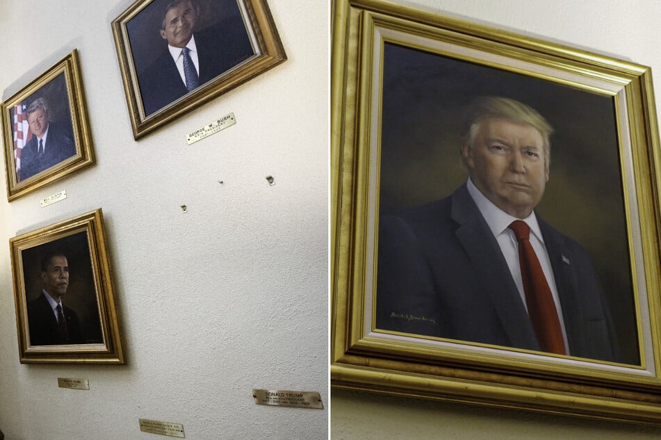 Artist of "distorted" Trump portrait shares how president's complaint has impacted her business