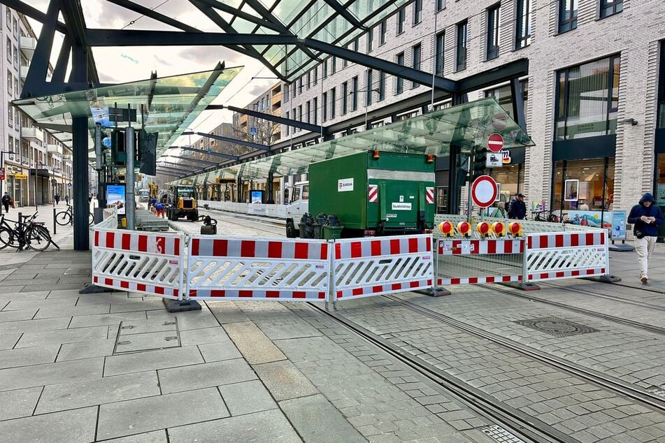 Ab dem heutigen Montag ist die Wallstraße für den ÖPNV dicht.