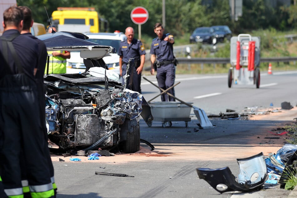 Unfall A73