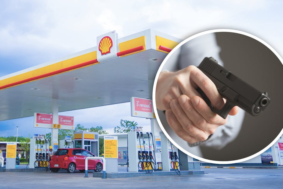 Achtung, Überfall: Mann raubt mit Waffe Tankstelle aus