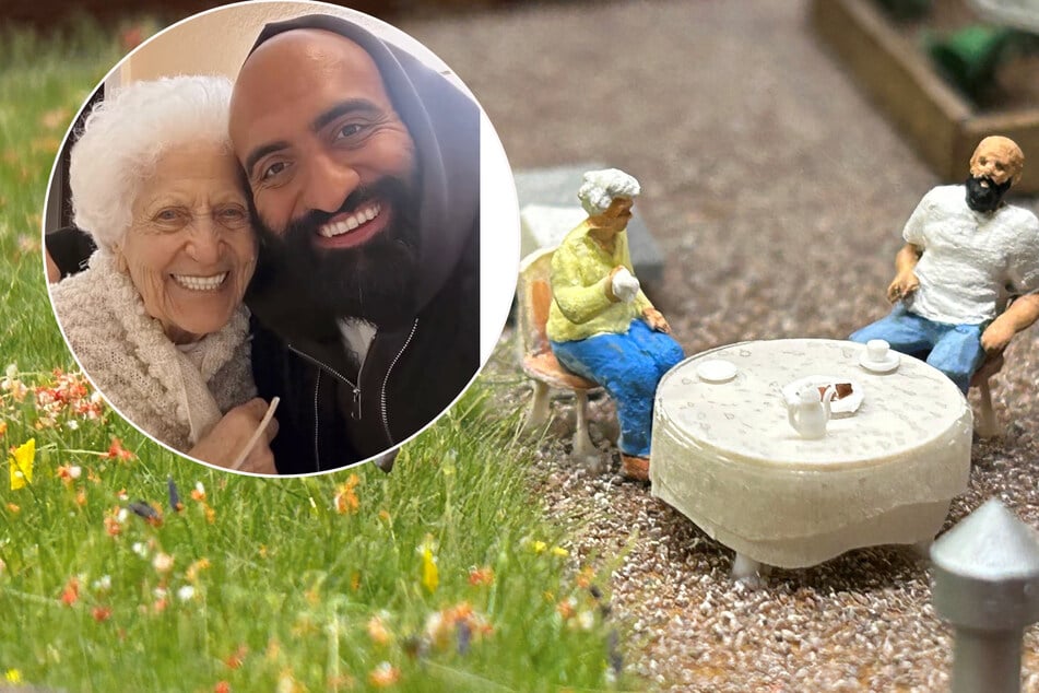 Hier trinken sie für immer Tee: Oma Lotti (†) und Pfleger Rashid wieder vereint