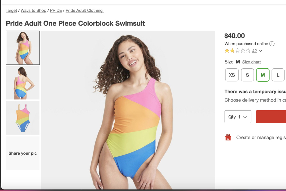 Dieser Badeanzug von Target hat eine Funktion integriert, um das männliche Genital in der weiblichen Bademode zu verstecken.