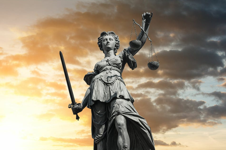Justitia, die Göttin der Gerechtigkeit.