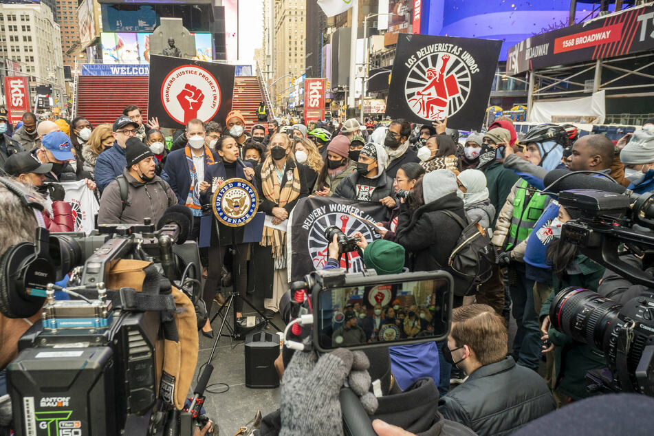 NYC delivery workers celebrate big win