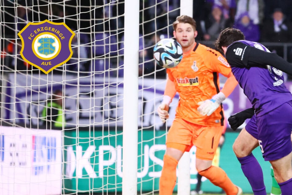 Aue verzweifelt am Pfosten: Remis im letzten Heimspiel des Jahres