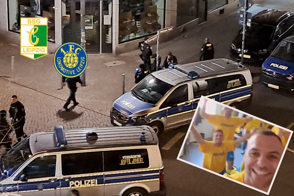 Leipziger Derby: Lok feiert wilde Kabinenparty, Chemie-Fans prügeln sich