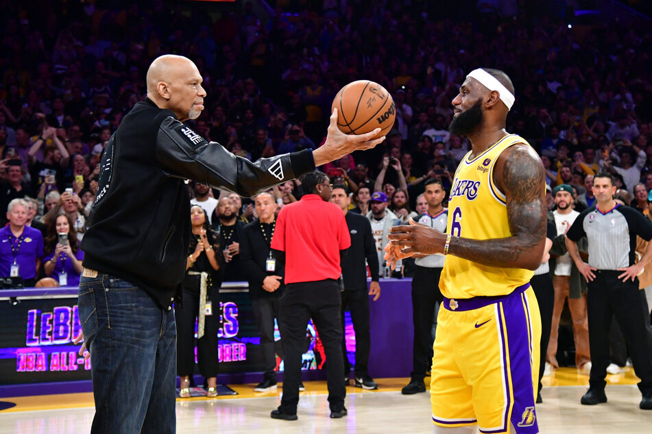 Kareem Abdul-Jabbar reacts to LeBron James' record-breaking legacy