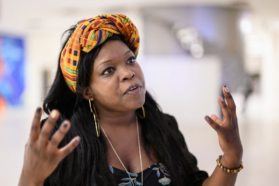Faith Community of Saint Sabina organizer Erica Nanton was one of the civil society representatives pushing for reparations during the US review in Geneva.
