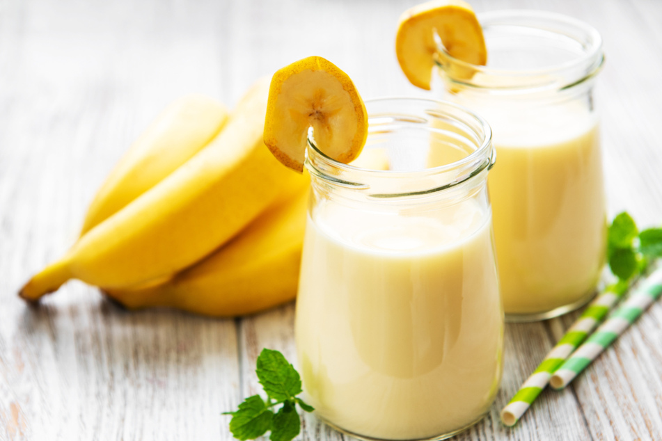 Ersetzt an heißen Tagen auch das Frühstück: die leckere Bananenmilch.